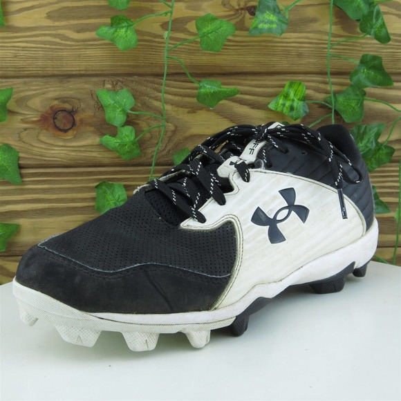 Under Armour Men Sneaker Shoes Leadoff Black Synthetic Lace Up Size 8‎ Medium - Picture 1 of 6